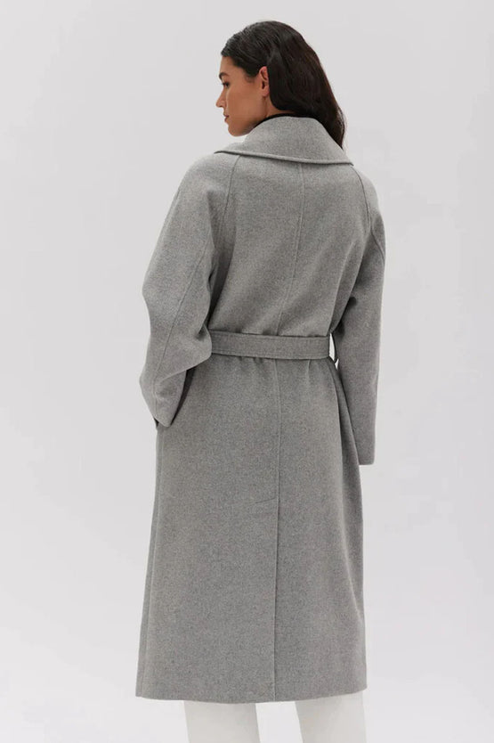 Assembly Cocoon Coat - Grey Marle