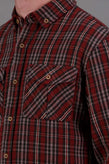 Just Another Fisherman Flanagan Flannel Shirt - Ox Taupe Check