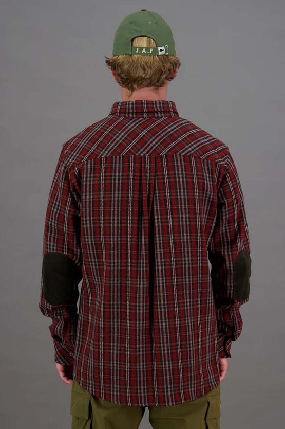Just Another Fisherman Flanagan Flannel Shirt - Ox Taupe Check