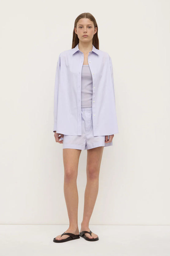 Assembly Marigold Poplin LS Shirt - Lilac