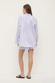 Assembly Marigold Poplin LS Shirt - Lilac