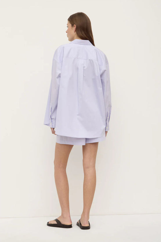 Assembly Marigold Poplin LS Shirt - Lilac