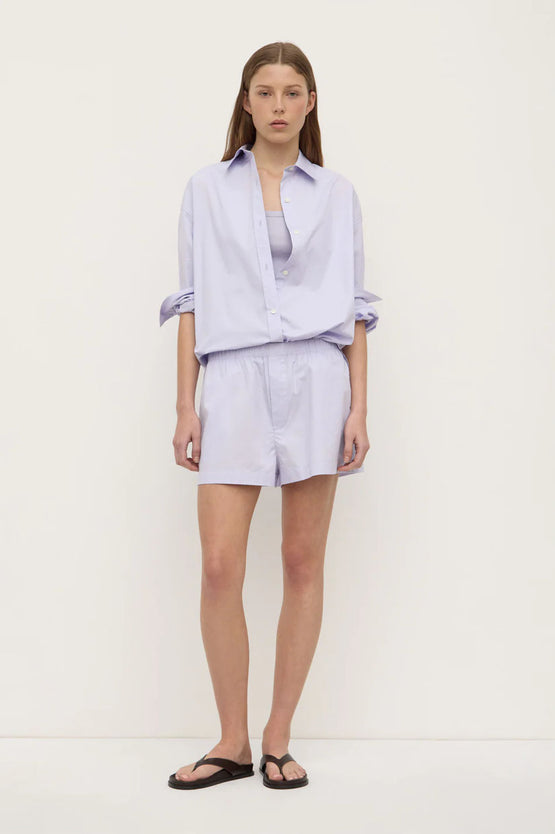 Assembly Marigold Poplin LS Shirt - Lilac