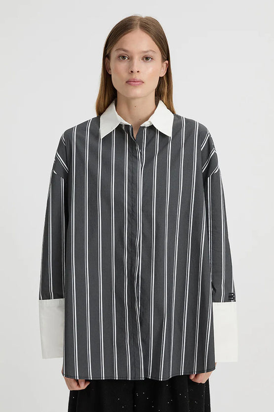 Blanca Opal Shirt - Black/White