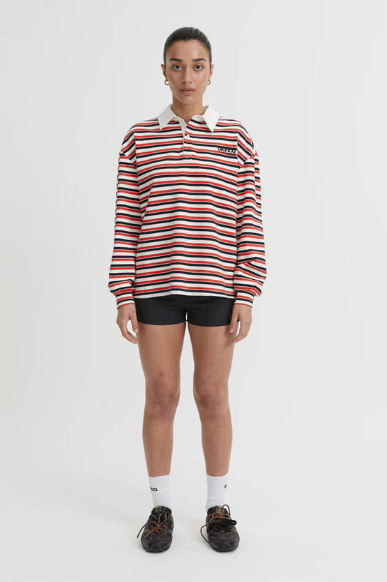 Blanca Ellie Polo Top - Red