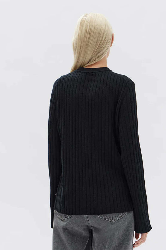 Assembly Adria Wool Cashmere LS - Black