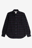 Norse Projects Algot Textured Check Shirt - Navy