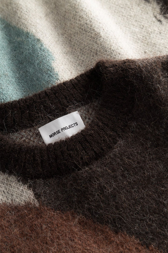 Norse Projects Arild Alpaca Sweater - Espresso