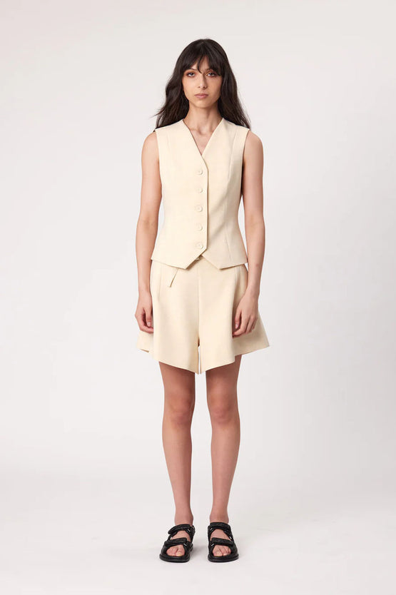 Remain Arlo Waistcoat - Bone