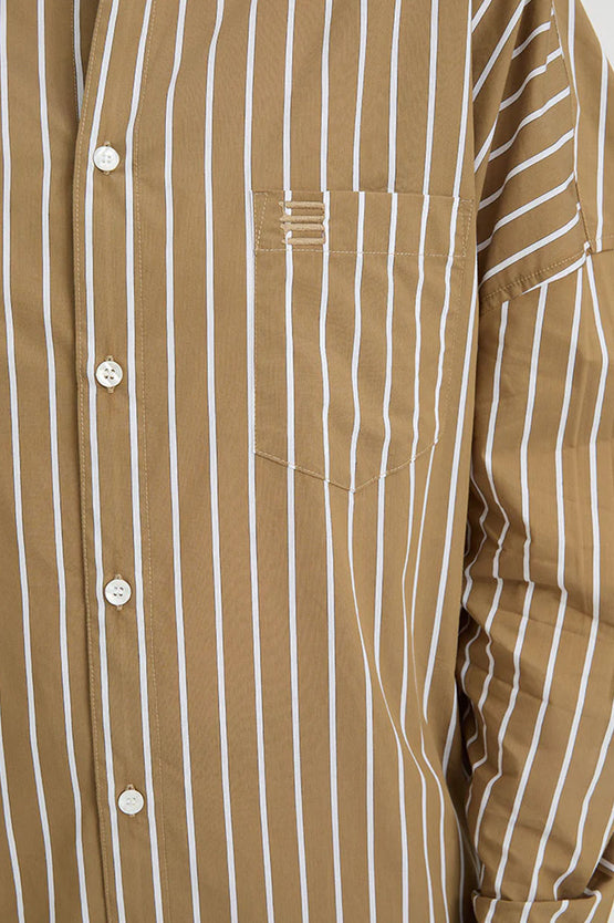 Blanca Callum Shirt - Camel/White