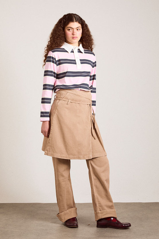 Damson Madder Cassia Rugby Shirt - Pink