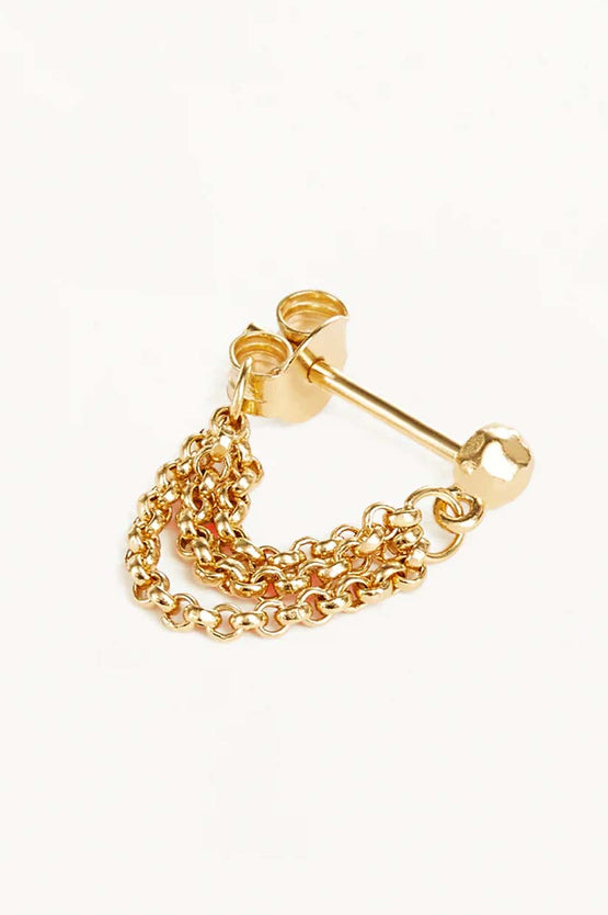 By Charlotte Karma Chain Earrings - Gold