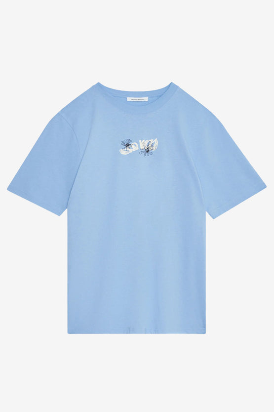 Wood Wood Bobby Flowers T-Shirt - Cloudy