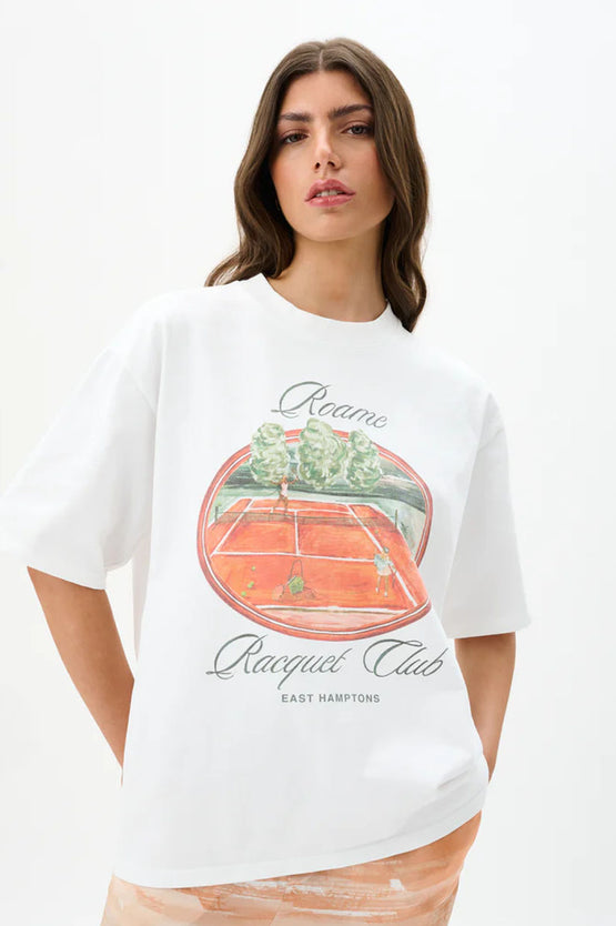 Roame Racquet Club T-Shirt - White