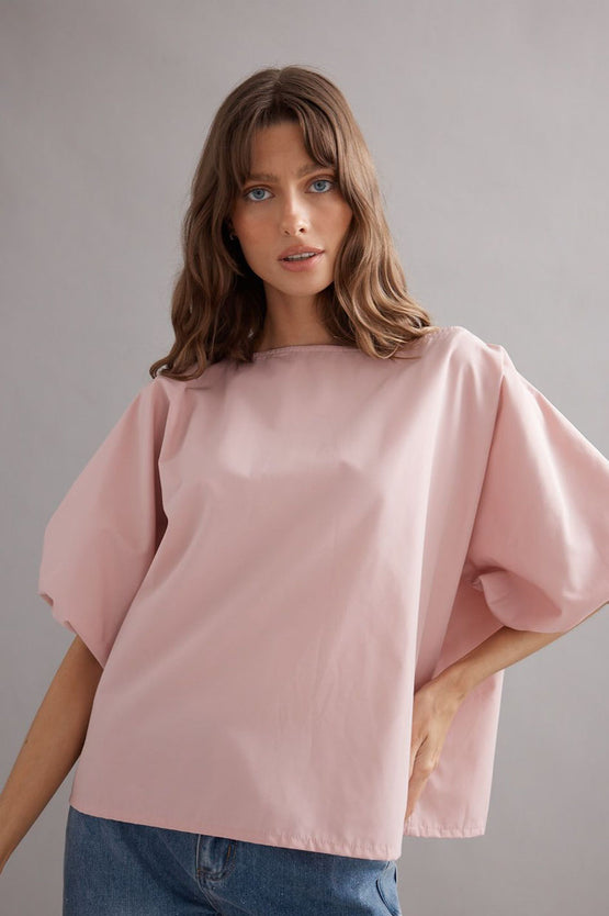 Caitlin Crisp Coastline Top - Dusty Rose