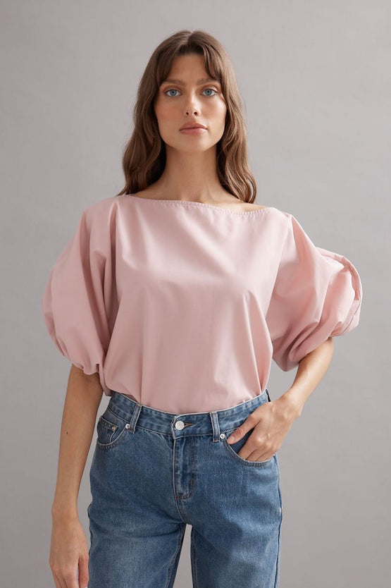 Caitlin Crisp Coastline Top - Dusty Rose