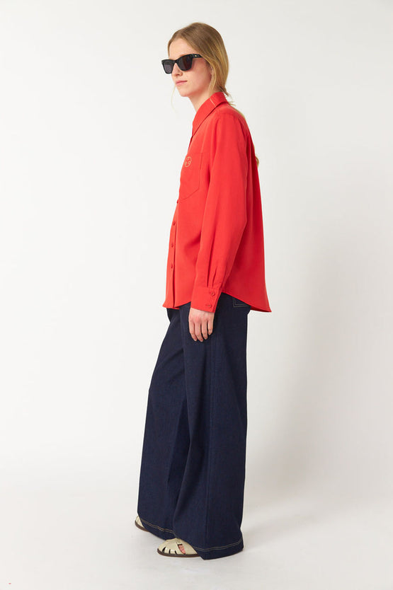 Sylvester Coco Shirt - Poppy
