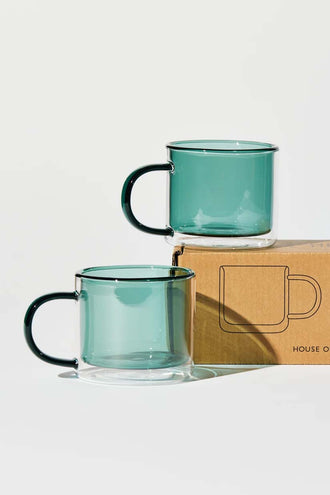 House Of Nunu Double Trouble Cup Set - Teal