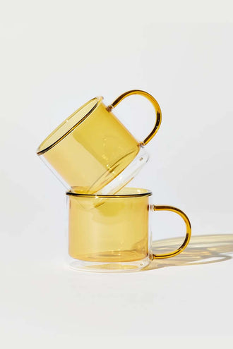 House Of Nunu Double Trouble Cup Set - Yellow