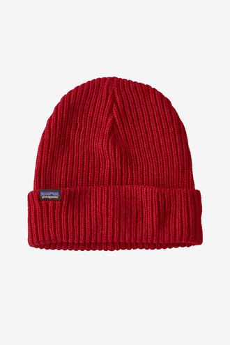 Patagonia Fishermans Rolled Beanie - Touring Red