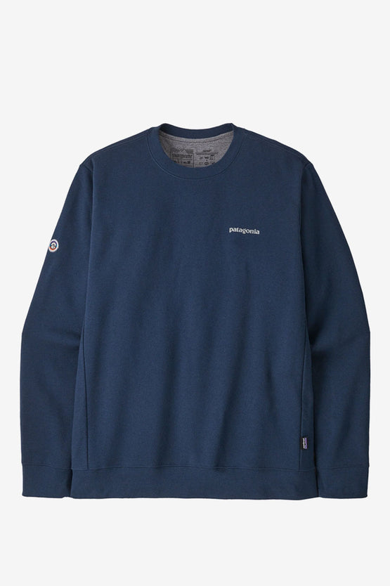 Patagonia Fitz Roy Icon Crew - Lagom Blue