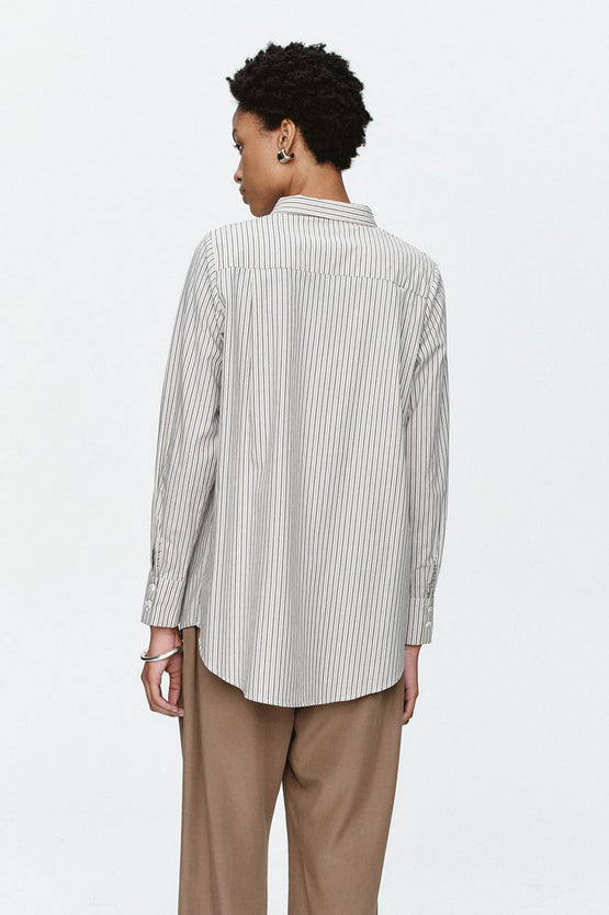 Marle Foundations Shirt - Eucalyptus Stripe