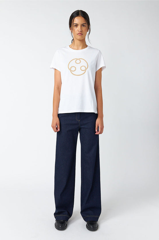 Sylvester Huddle T-Shirt - White