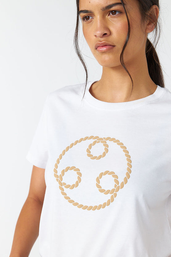 Sylvester Huddle T-Shirt - White