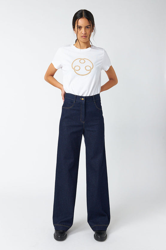 Sylvester Huddle T-Shirt - White