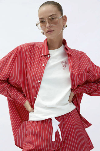 Blanca Jerico Shirt - Red