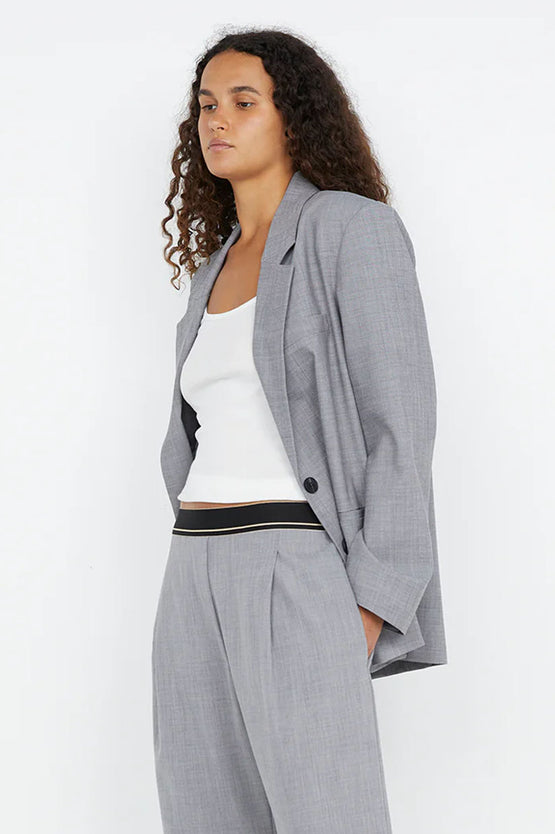 Bec & Bridge Jordin Blazer - Charcoal