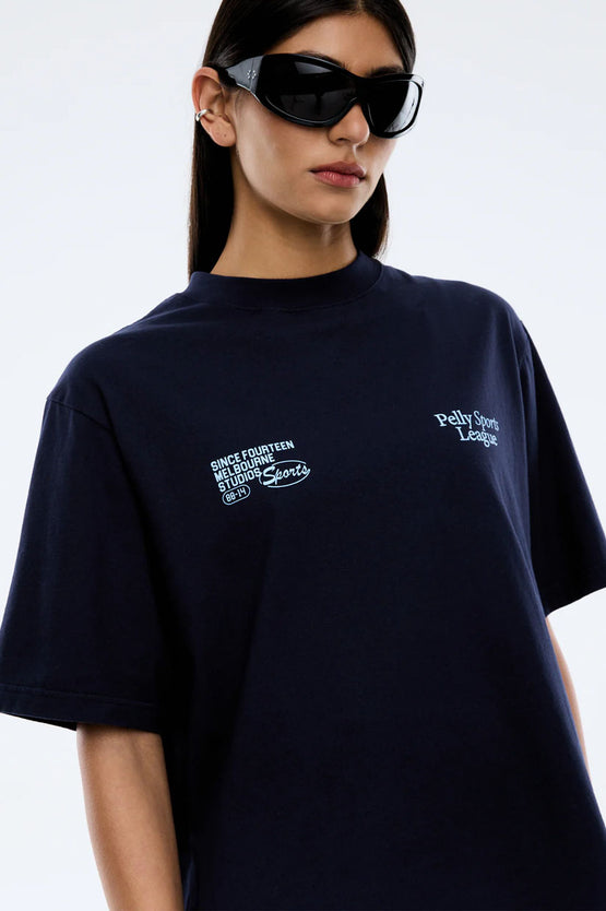 Ena Pelly Sports League Tee - Navy