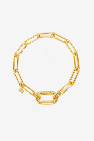 By Charlotte With Love Annex Link Bracelet 16.5CM - Gold