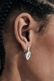 Stolen Girlfriends Club Love Locket Earrings - Silver
