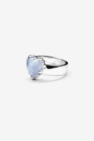 Stolen Girlfriends Club Love Claw Ring - Blue Lace Agate