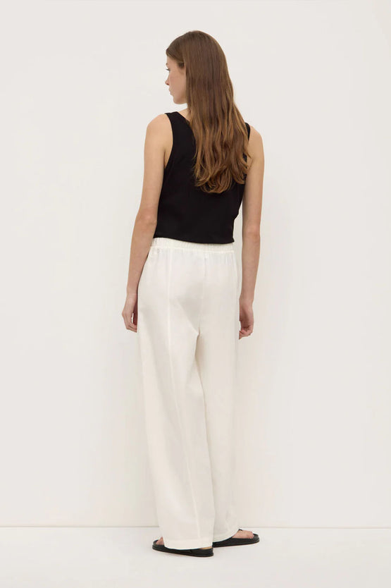 Assembly Loxley Cotton Blend Pant - White