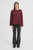 Blanca Mandy Tee - Burgundy