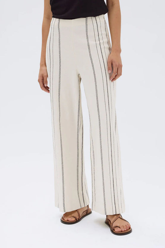 Assembly Matera Stripe Pant - Cream/Black