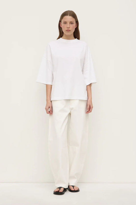 Assembly Max Cotton Oversized Tee - White