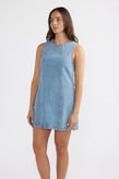 Ena Pelly Reese Mini Dress - Blue Wash