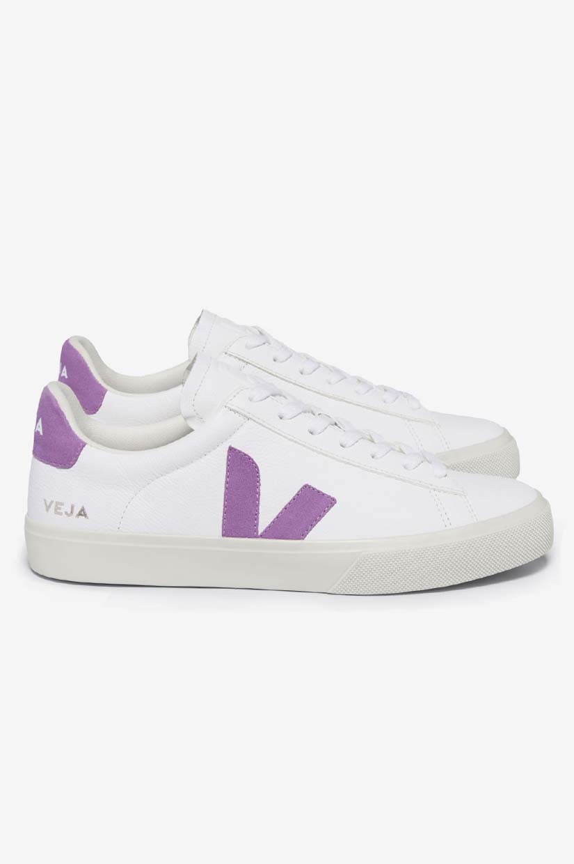 Veja Campo Chromefree Leather - Extra White Mulberry