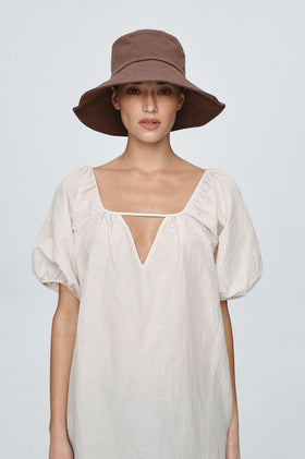 Marle Nonna Hat - Chocolate