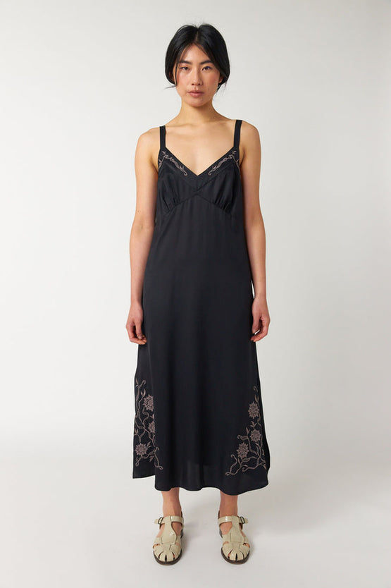 Sylvester Nova Slip Dress - Black