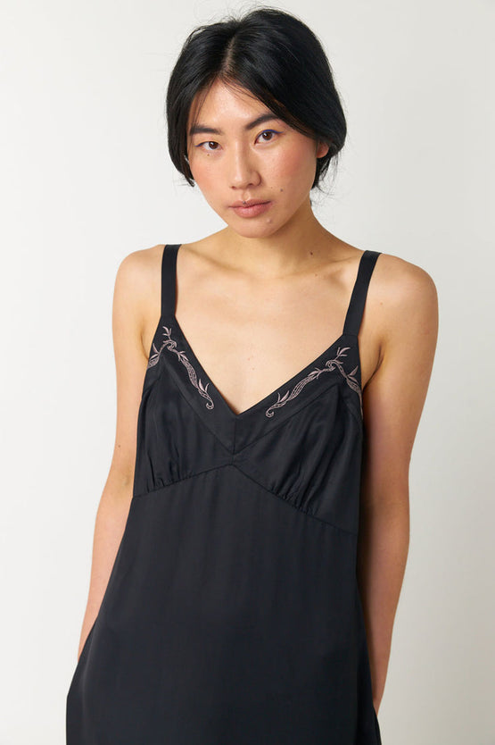 Sylvester Nova Slip Dress - Black