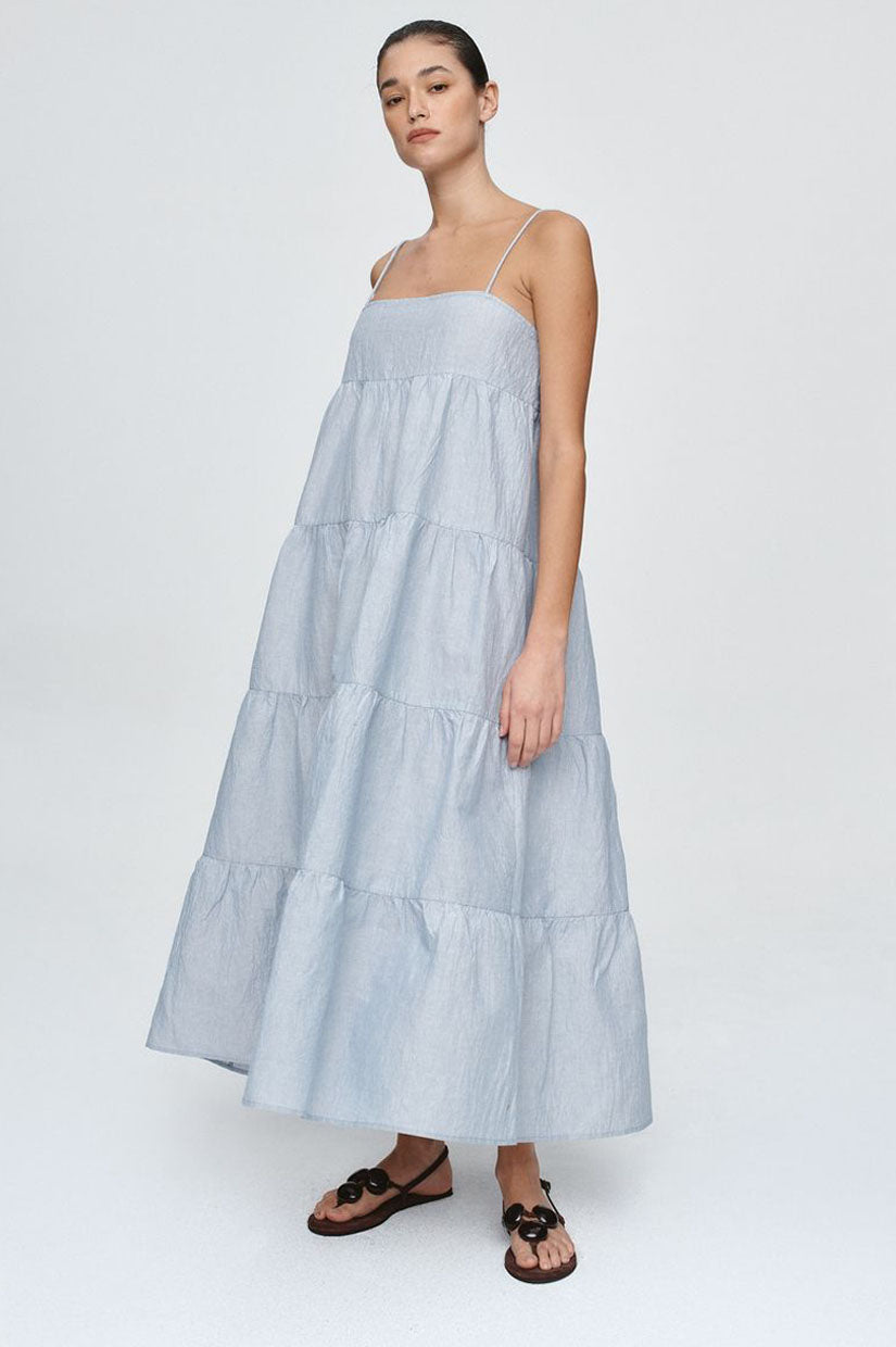 Marle Ophelia Dress - Bleu Stripe
