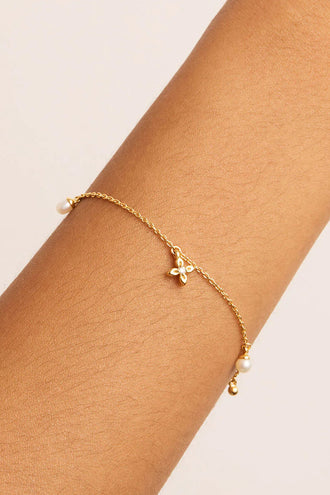 By Charlotte Live In Peace Bracelet - Gold