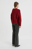 Blanca Pepa Cardigan - Burgundy