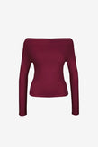 Ruby Emma Knit LS - Deep Plum