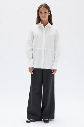 Assembly Astrid Cotton Poplin Shirt - White