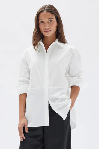 Assembly Astrid Cotton Poplin Shirt - White
